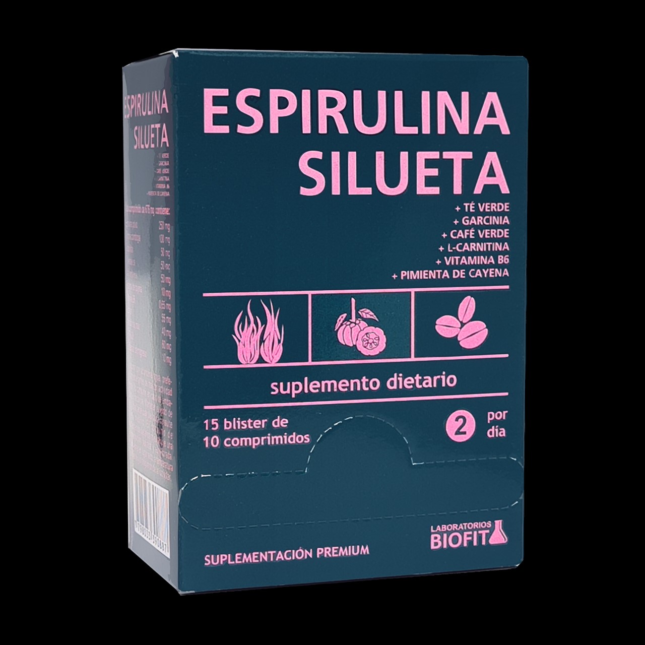 Biokosma ESPIRULINA SILUETA 15 BLIST 10 COMP