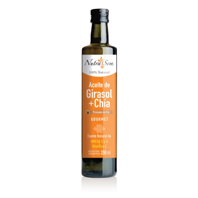 NutraSem ACEITE DE GIRASOL + CHIA 250 cc