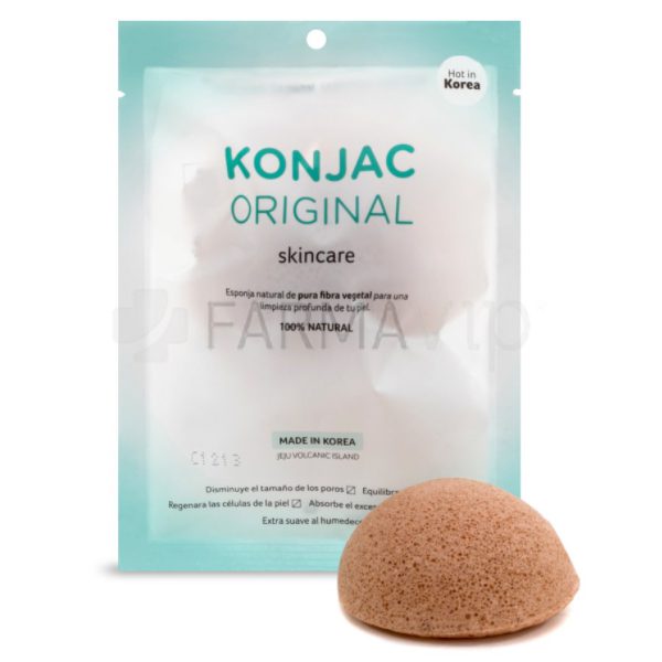 KONJAC ESPONJA FACIAL MANZANILLA