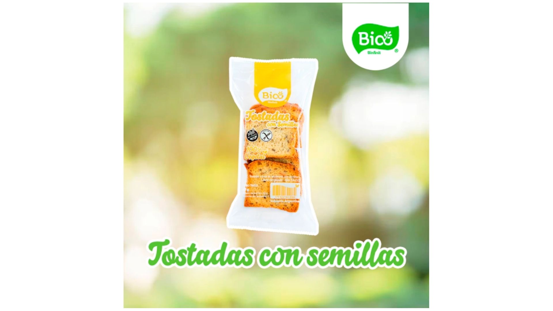 BIOO TOSTADAS SEMILLAS 21 X 65 GRS