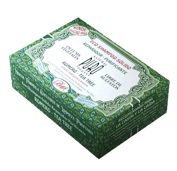BOTI-K CHAMPU SOLIDO ROMERO TEA TREE 80 GRS