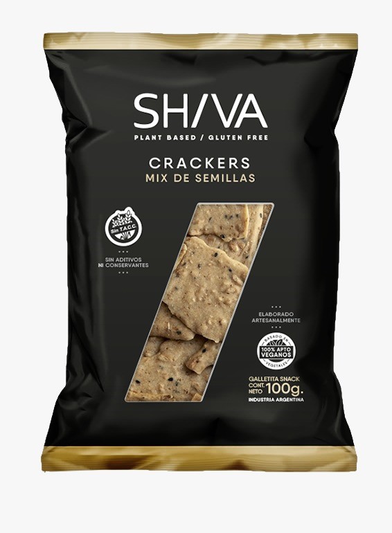 SHIVA CRACKERS MIX DE SEMILLAS 100 GRS