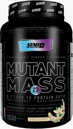 Star Nutrition MUTANTMASS VAINILLA 1.5 kg