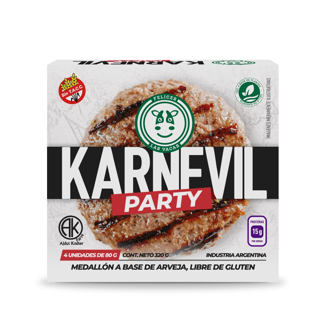 FELICES LAS VACAS KARNEVIL PARTY 4 X 80 GRS