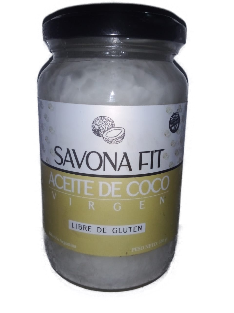 SAVONA FIT ACEITE DE COCO VIRGEN 360 GRS