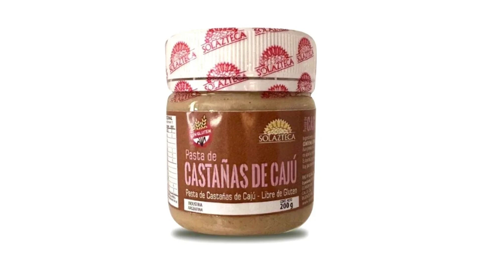 SOL AZTECA PASTA DE CASTAÑAS DE CAJU 200 GRS