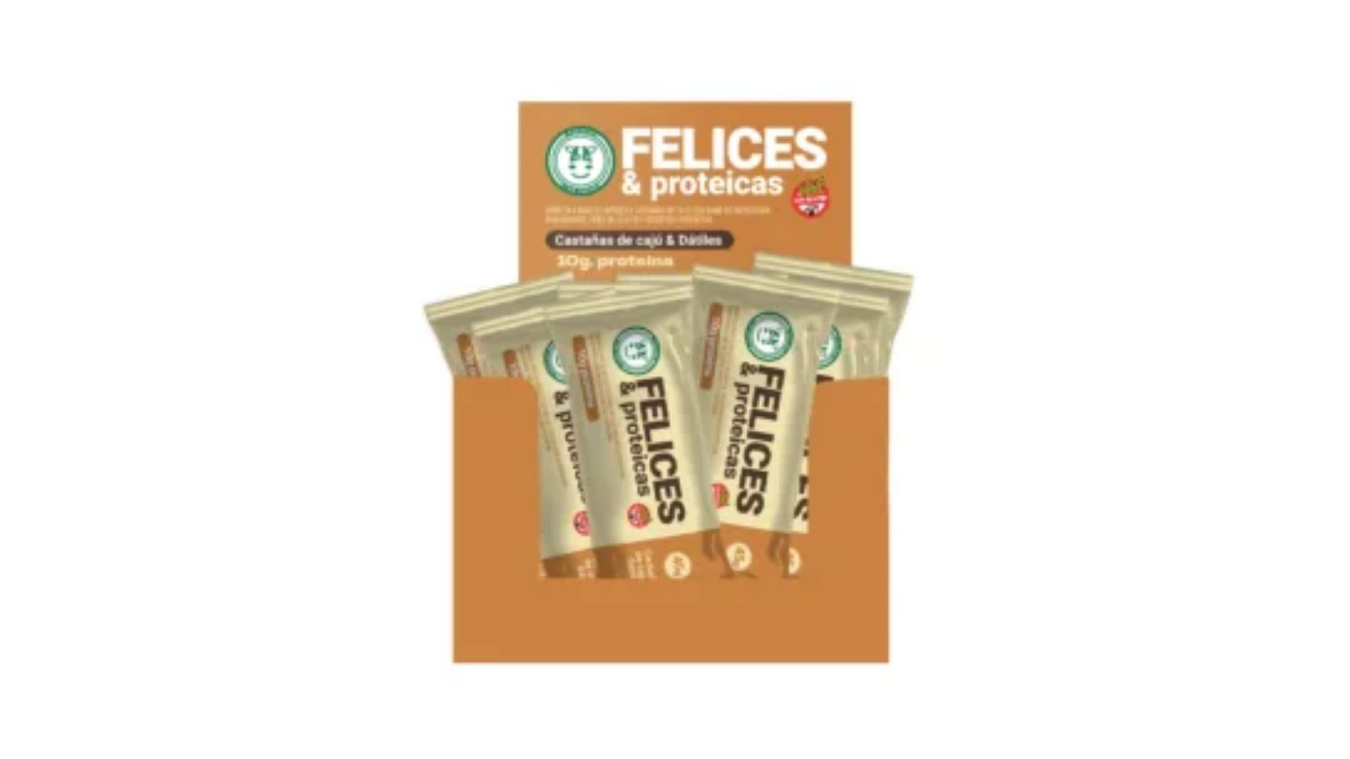 FELICES LAS VACAS BARRITAS PROTEICAS CASTAÑAS DE CAJU 12 UNID