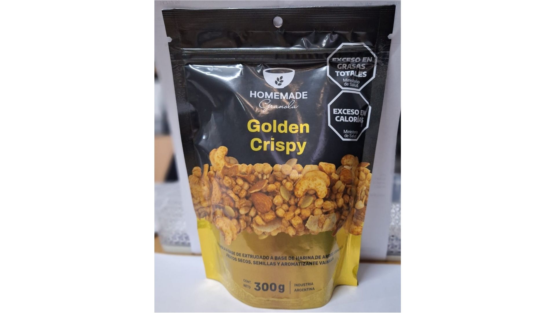 HOMEMADE GRANOLA GOLDEN CRISPY 300 GRS