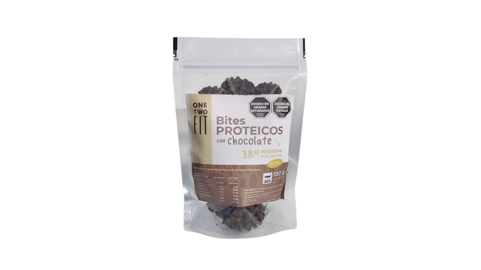 ONE TWO BITES PROTEICOS CON CHOCOLATE 100 GRS