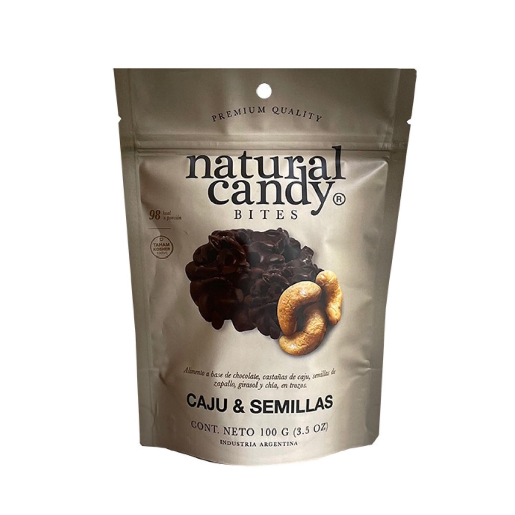 NATURAL CANDY BITES CAJU Y SEMILLAS 100 GRS