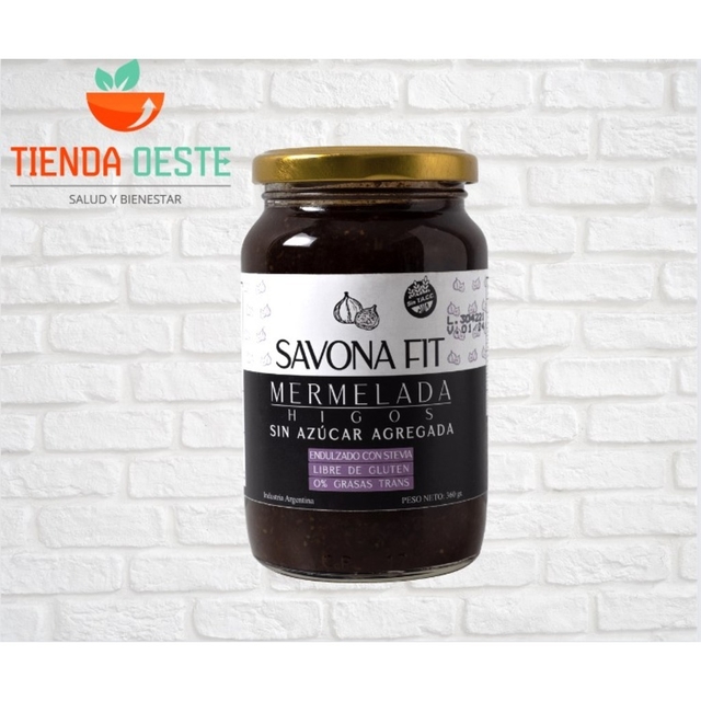 SAVONA FIT MERMELADA DE HIGOS SIN AZUCAR 400 GRS