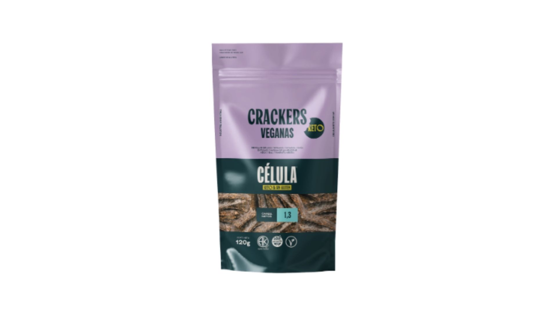 CELULA CRACKERS CLASICAS VEGANAS 120 GRS