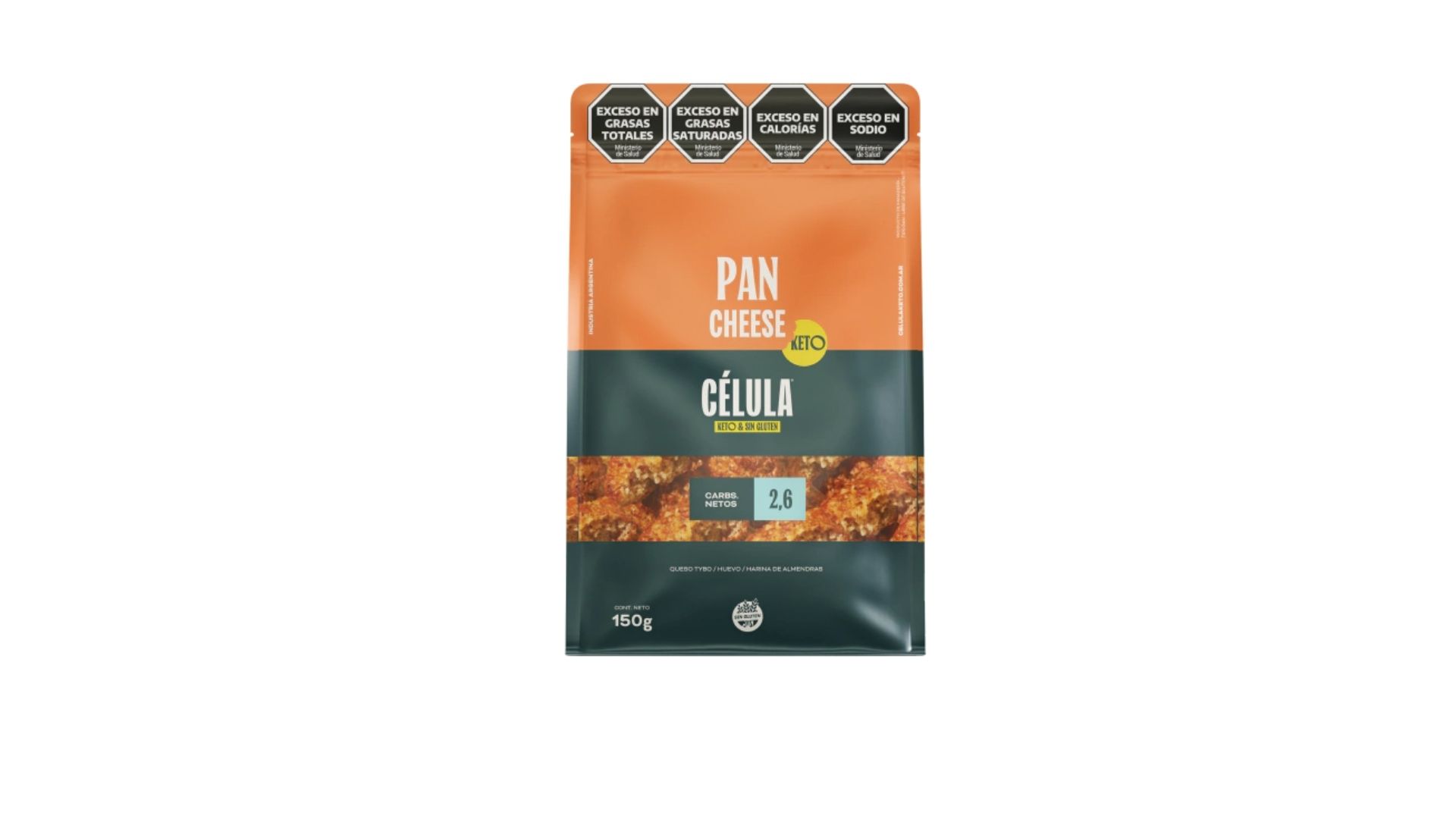CELULA PAN KETO CHEESE 150 GRS
