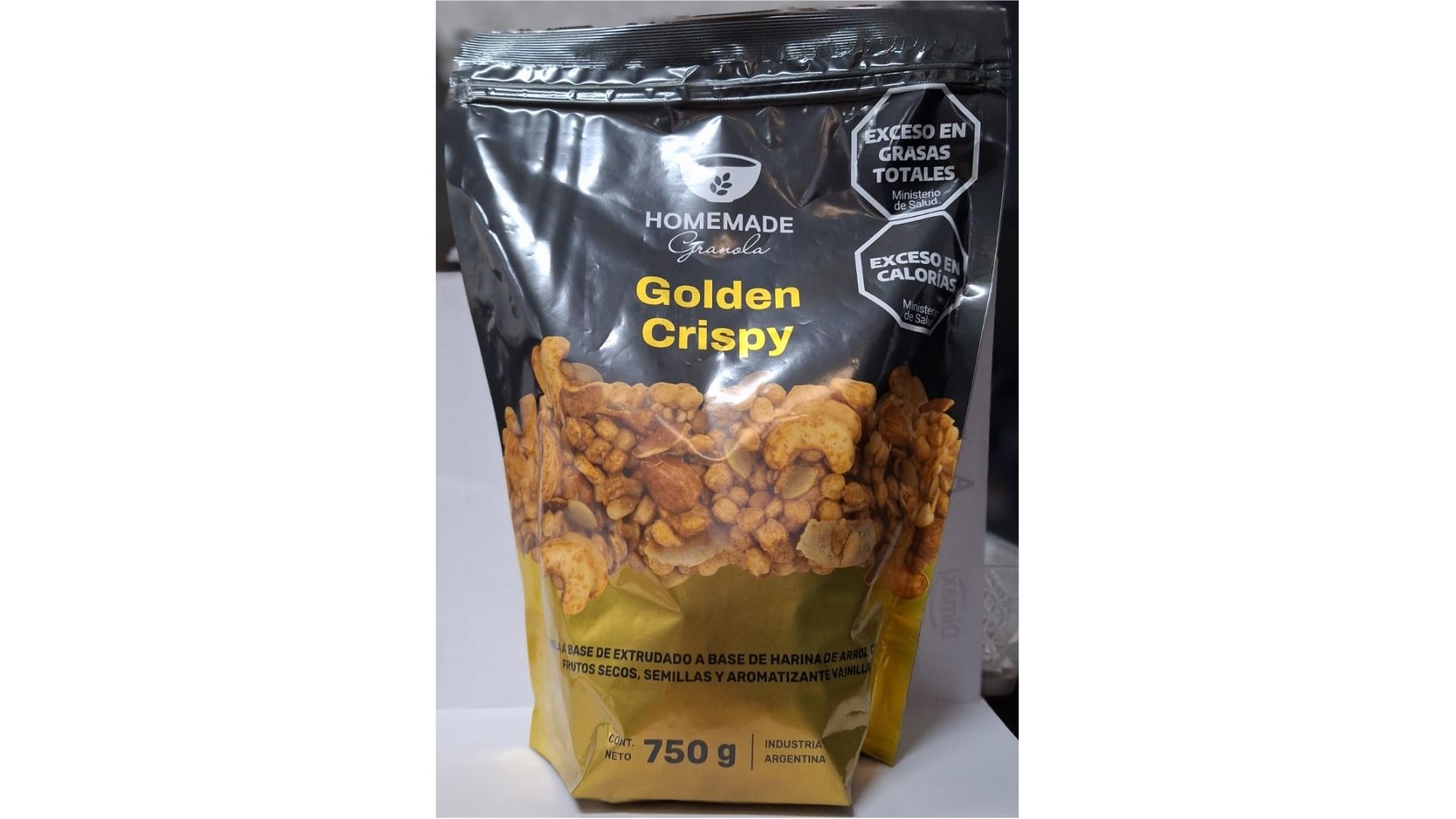HOMEMADE GRANOLA GOLDEN CRISPY 750 GRS