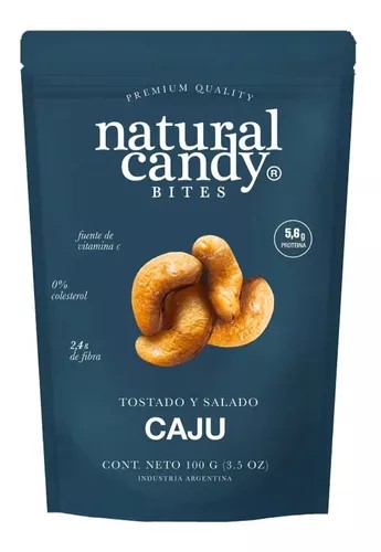 NATURAL CANDY CAJU SALADAS 100 GRS