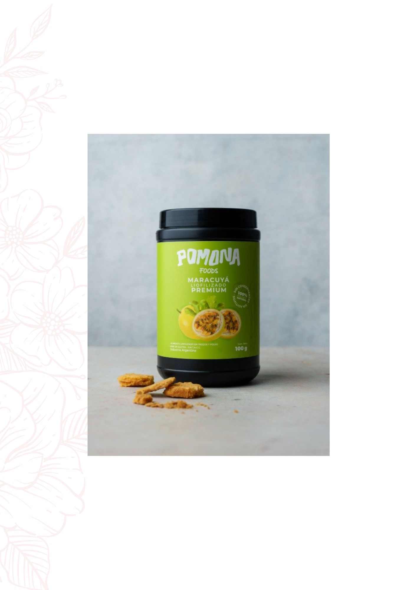 POMONA MARACUYA LIOFILIZADA 100 GRS