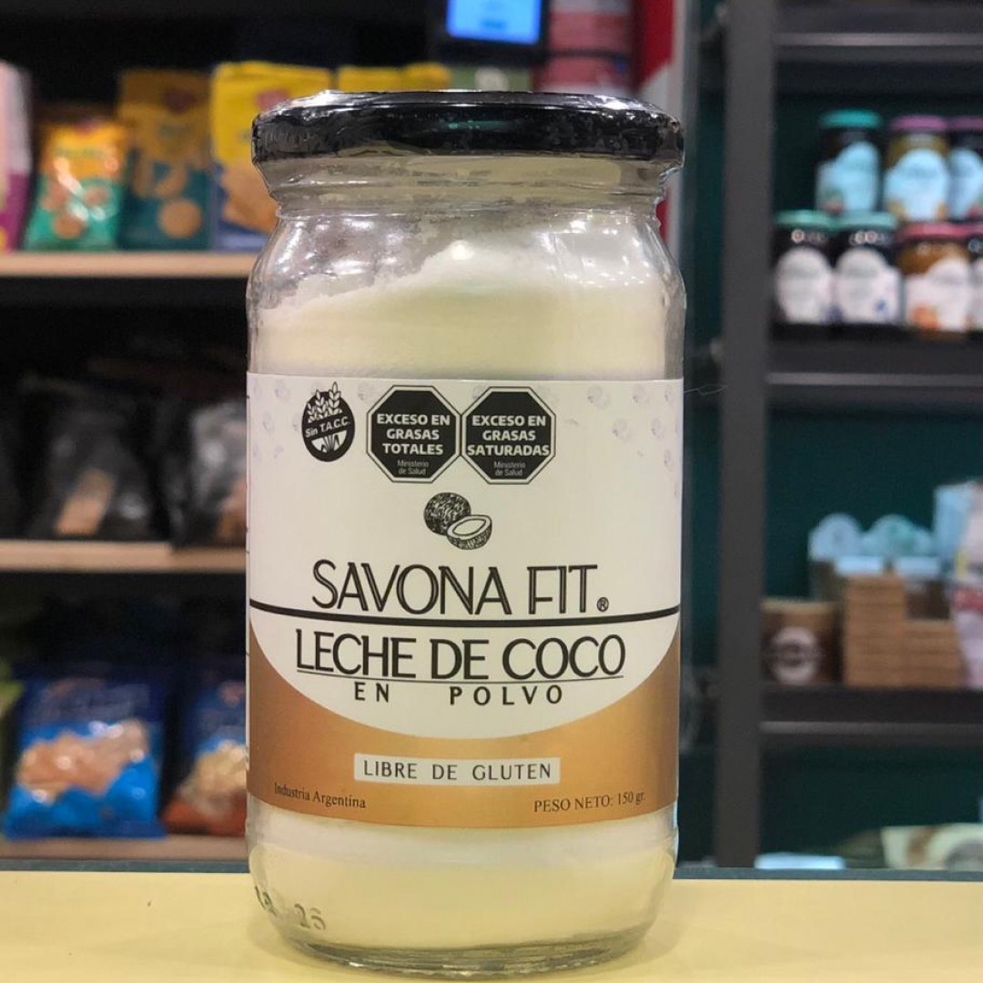 SAVONA FIT LECHE DE COCO 150 GRS