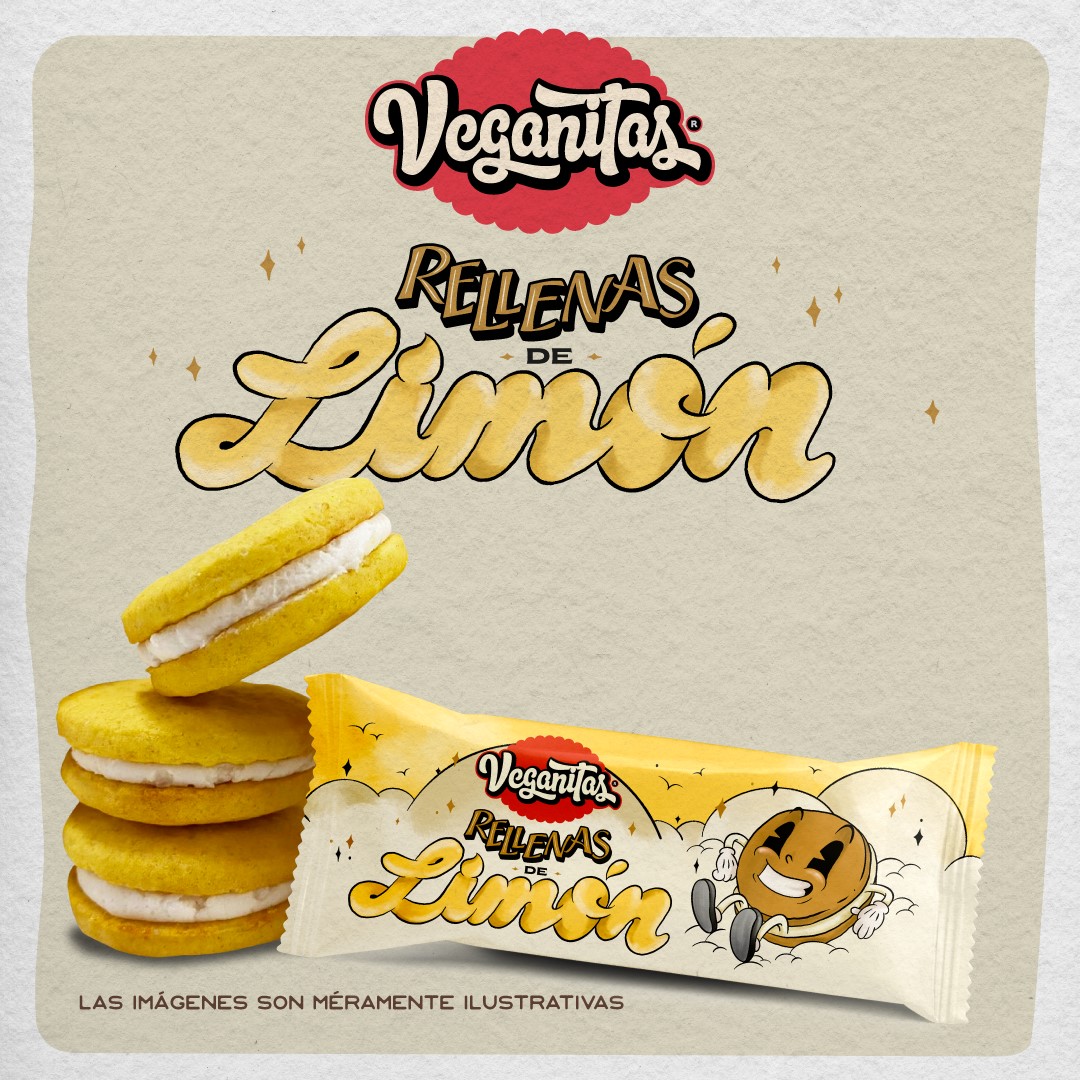 VEGANITAS GALLETITA RELLENA DE LIMON 160 GRS