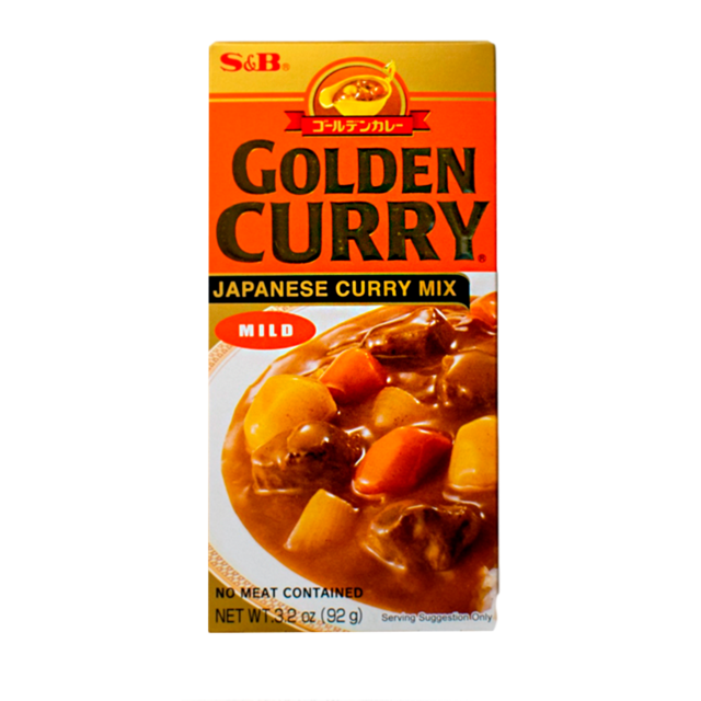S&B GOLDEN CURRY MILD 92 GRS
