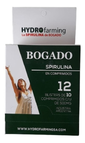BOGADO SPIRULINA 12 BLIST