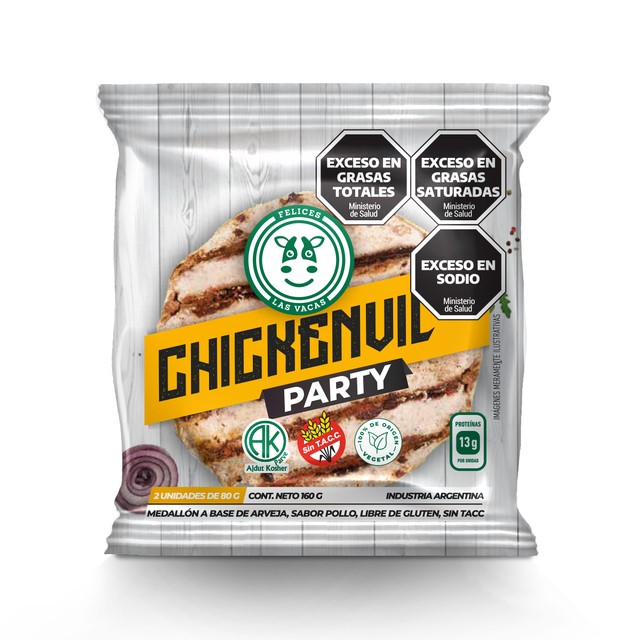 FELICES LAS VACAS CHICKENVIL PARTY 2 X 80 GRS