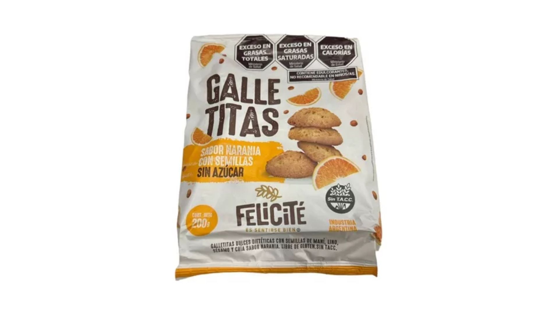 FELICITE GALLETITAS NARANJA 200 GRS