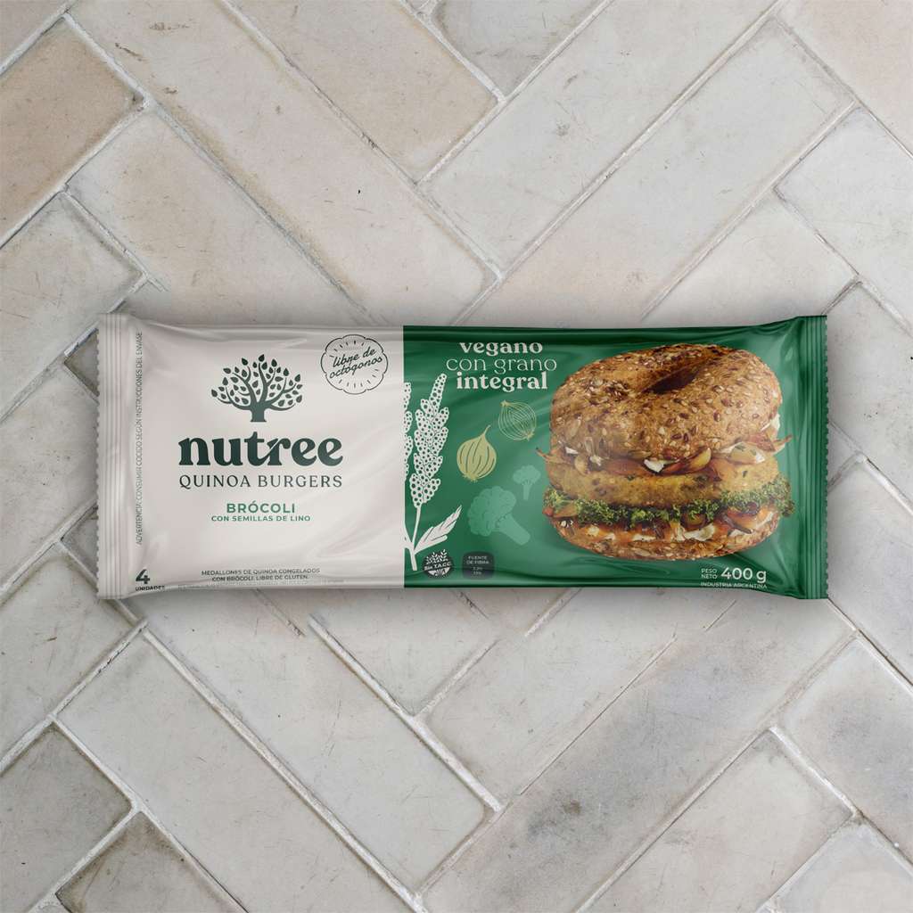 NUTREE HAMBURGUESAS DE BROCOLI 400 GRS