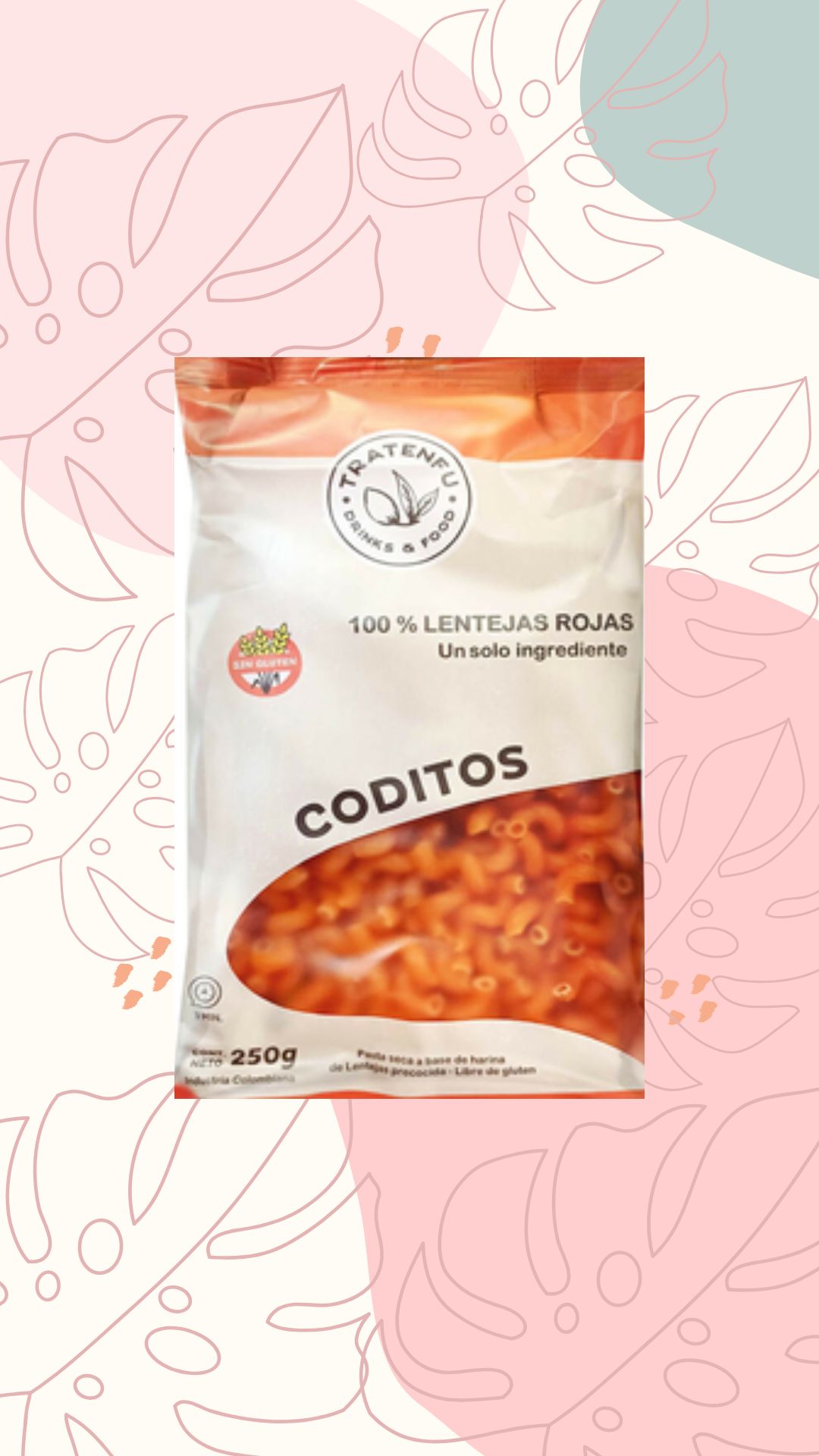 TRATENFU CODITOS LENTEJAS TURCAS 250 GRS