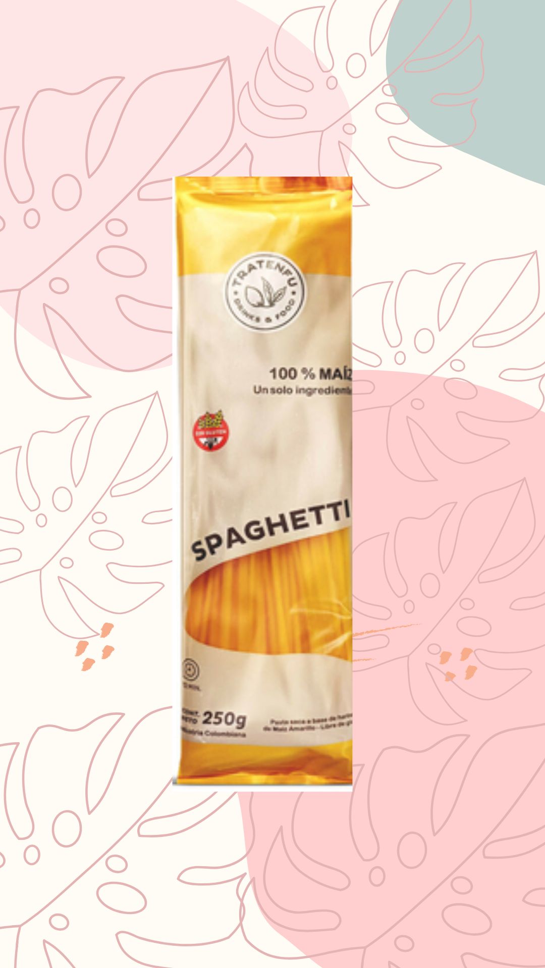 TRATENFU SPAGHETTI MAIZ 250 GRS