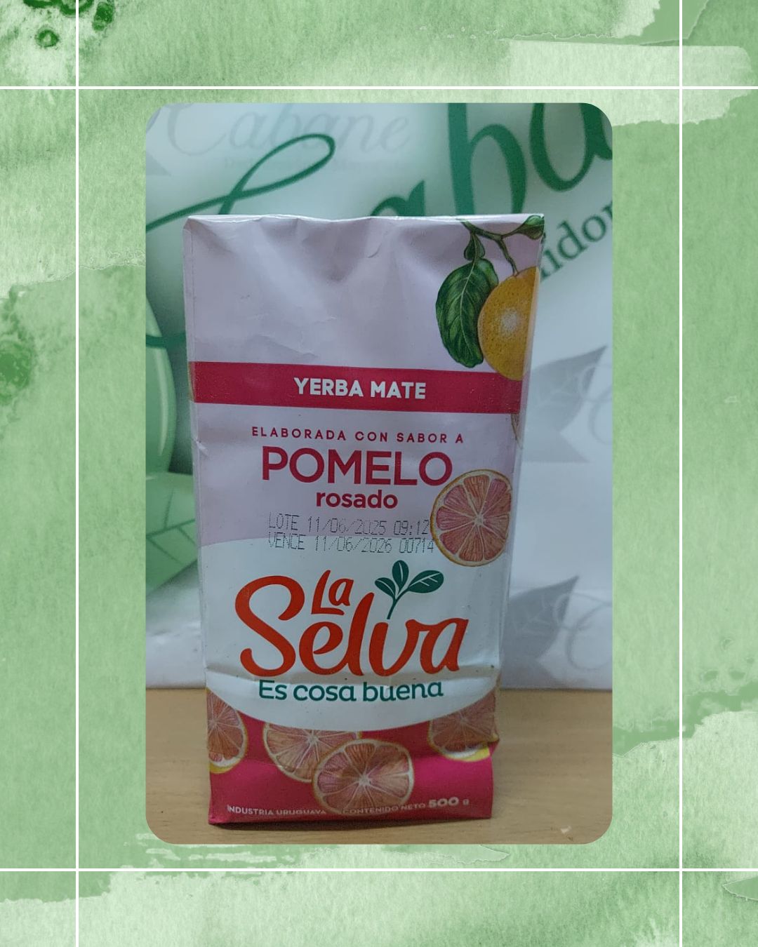 LA SELVA YERBA MATE POMELO 500 GRS