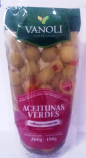 VANOLI ACEITUNAS VERDE RELLENA C MORRON DOYPACK