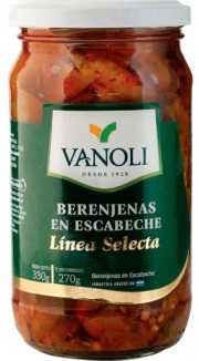 VANOLI BERENJENAS 330 GRS