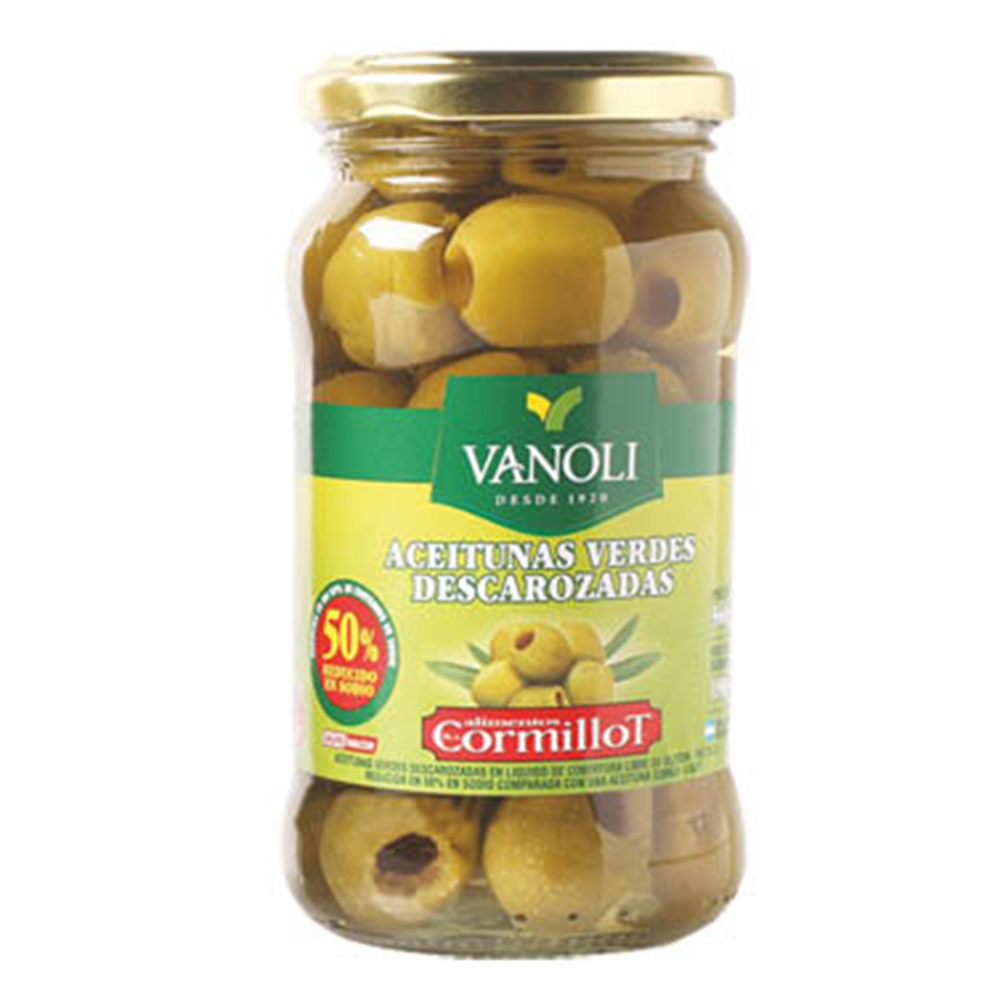 Cormillot ACEITUNAS VERDES 330 grs