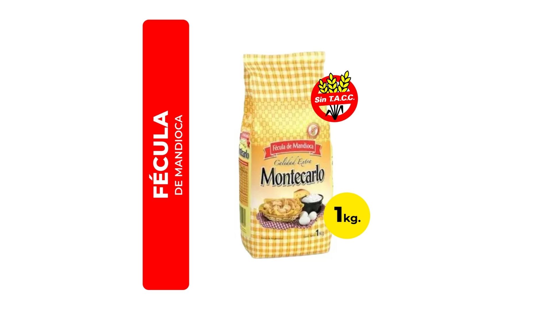 MONTECARLO FECULA DE MANDIOCA 1 KG