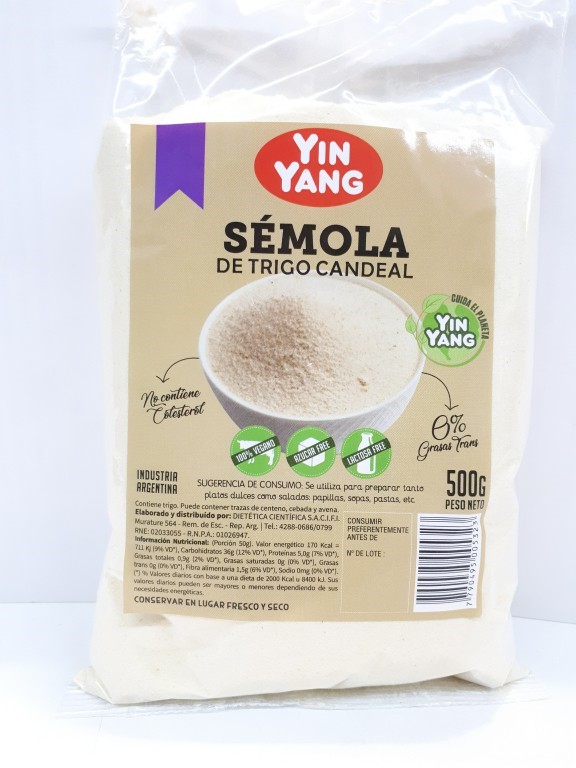 Yin Yang SEMOLA CANDEAL 500 grs