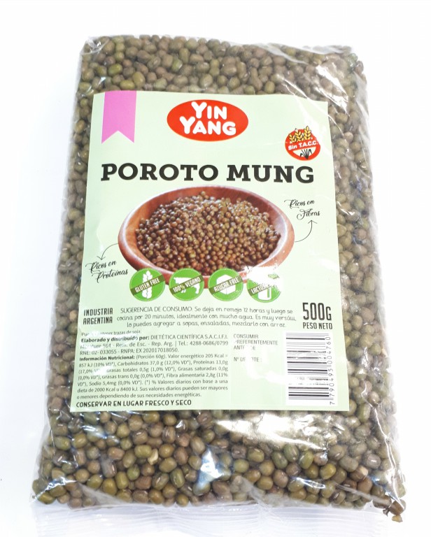 YIN YANG POROTO MUNG 500 GRS