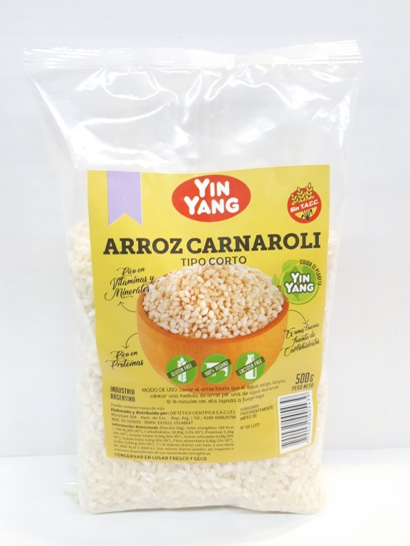 YIN YANG ARROZ CARNAROLI 500 GRS