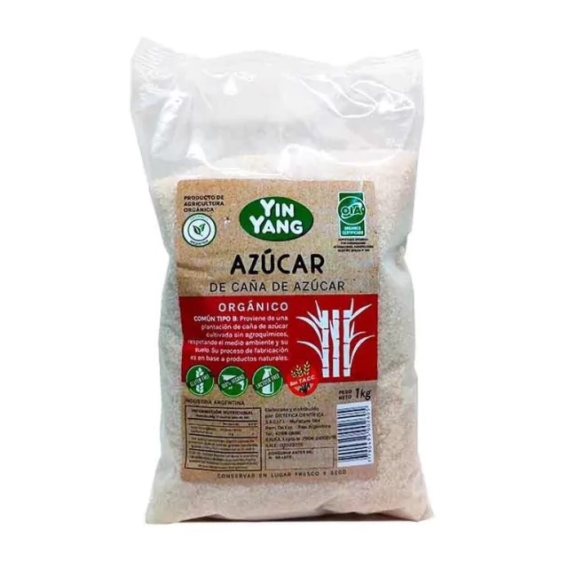 Yin Yang AZUCAR ORGANICA 1 Kg