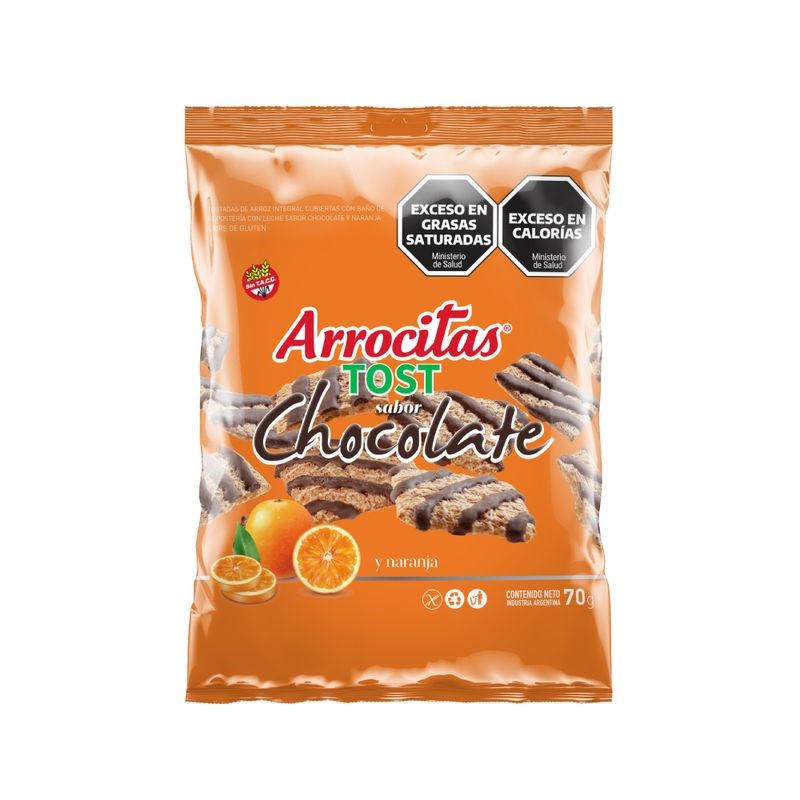 CEREALKO TOSTADA SABOR CHOCOLATE NARANJA 70 GRS