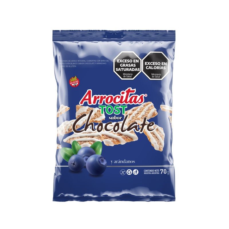 CEREALKO TOSTADA SABOR CHOCOLATE ARANDANO 70 GRS