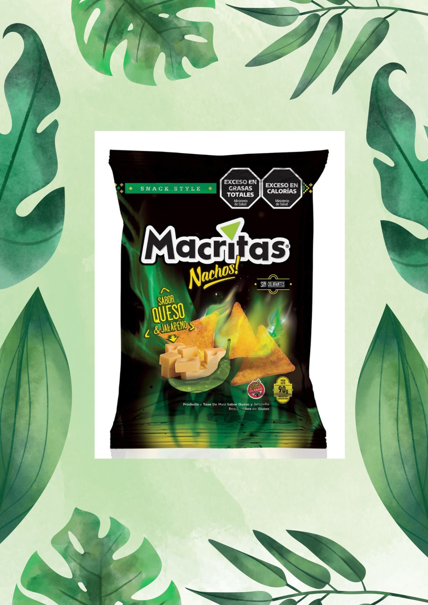 CEREALKO NACHO QUESO Y JALAPEÑO 90 GRS