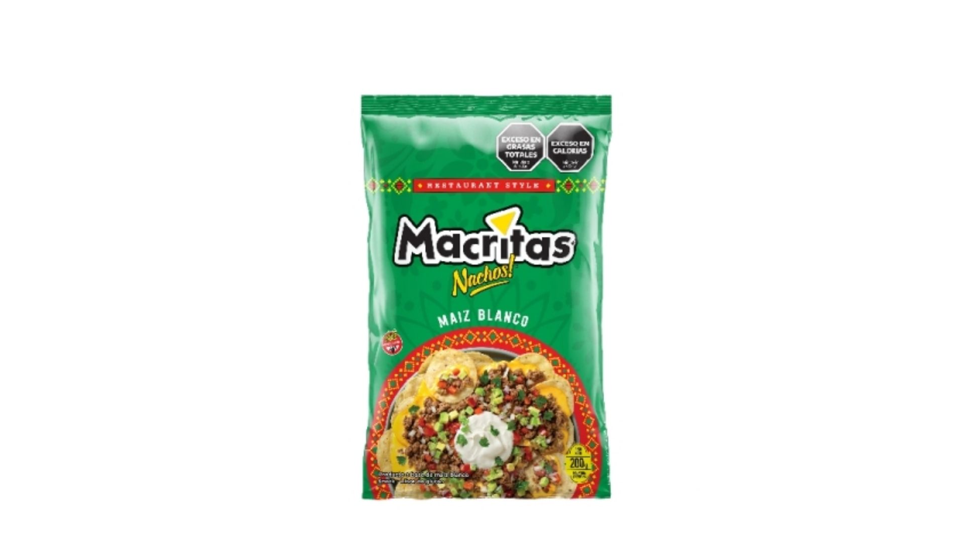 CEREALKO NACHOS MAIZ BLANCO 200 GRS