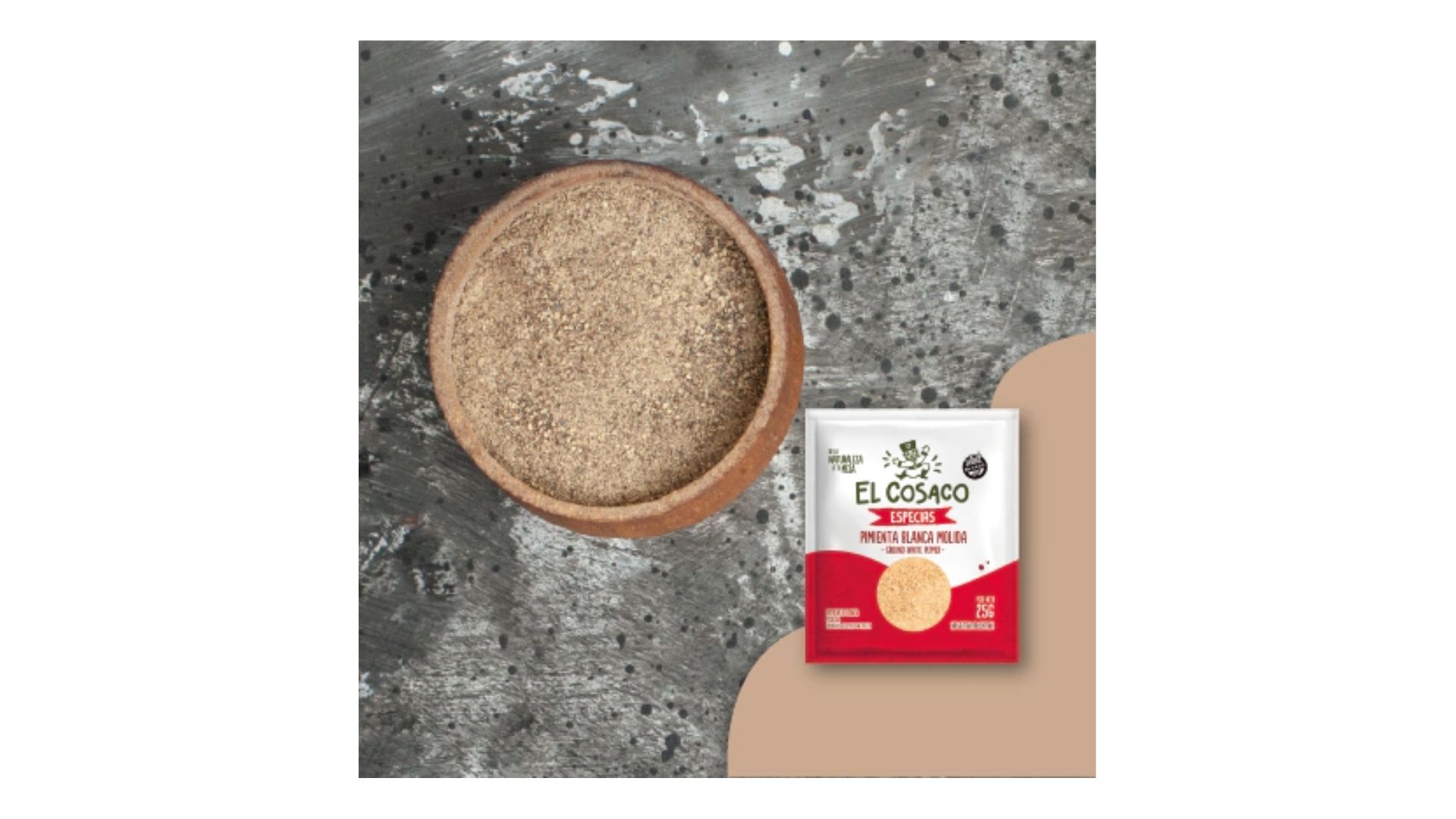 COSACO PIMIENTA BLANCA MOLIDA 25 GRS