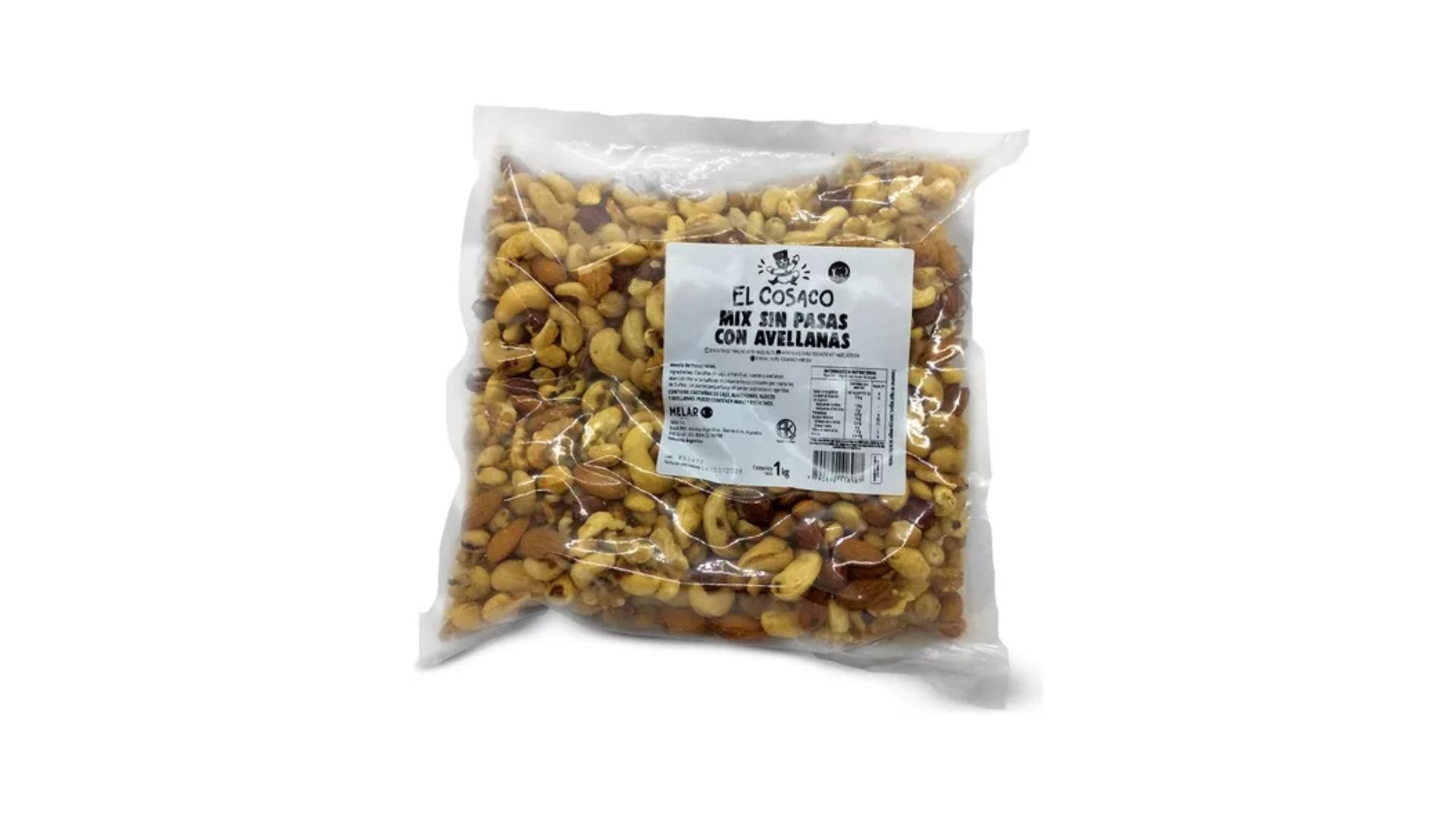 COSACO MIX SIN PASAS CON AVELLANAS 1 KG