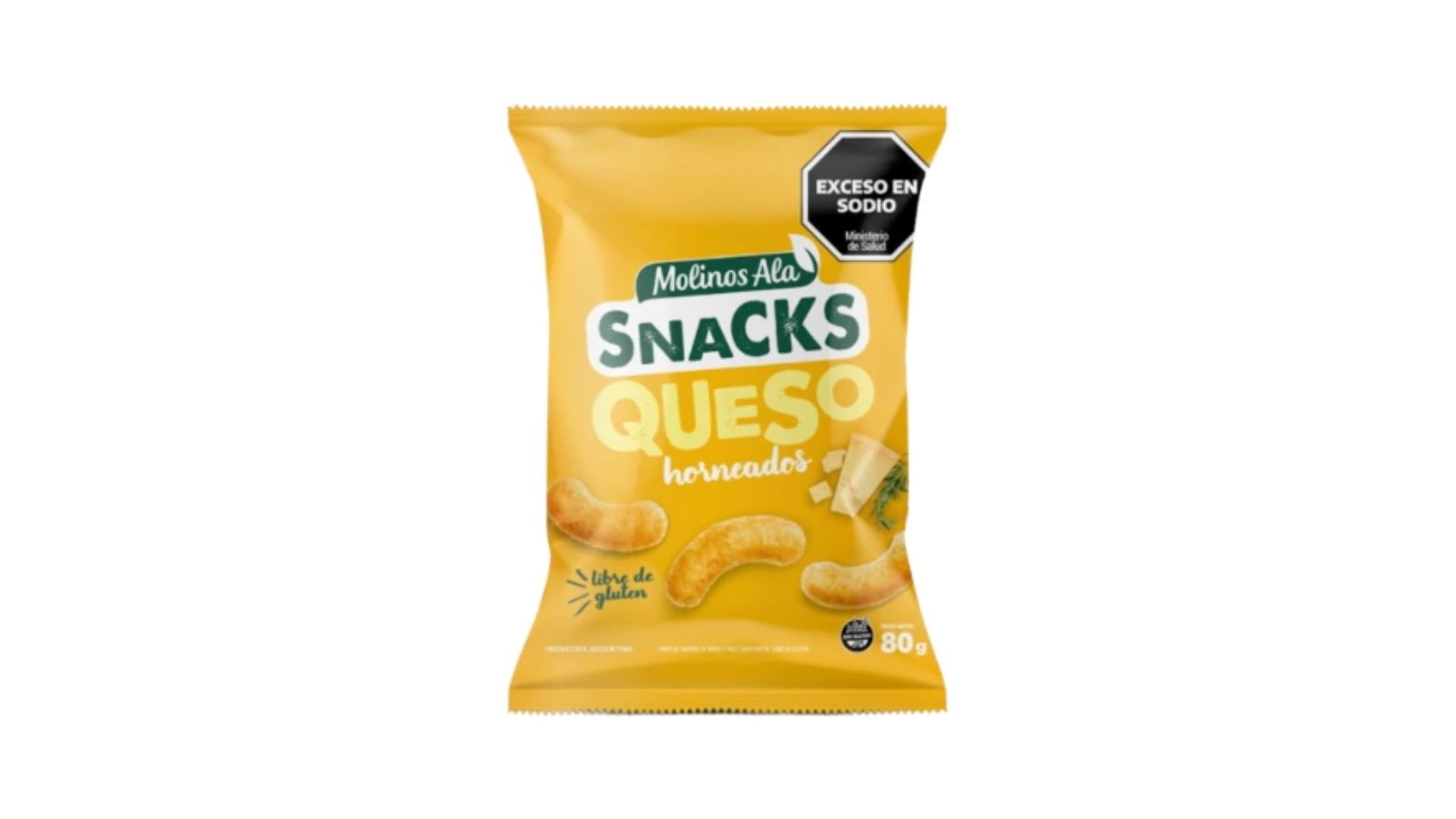 MOLINOS ALA SNACKS QUESO 80 GRS
