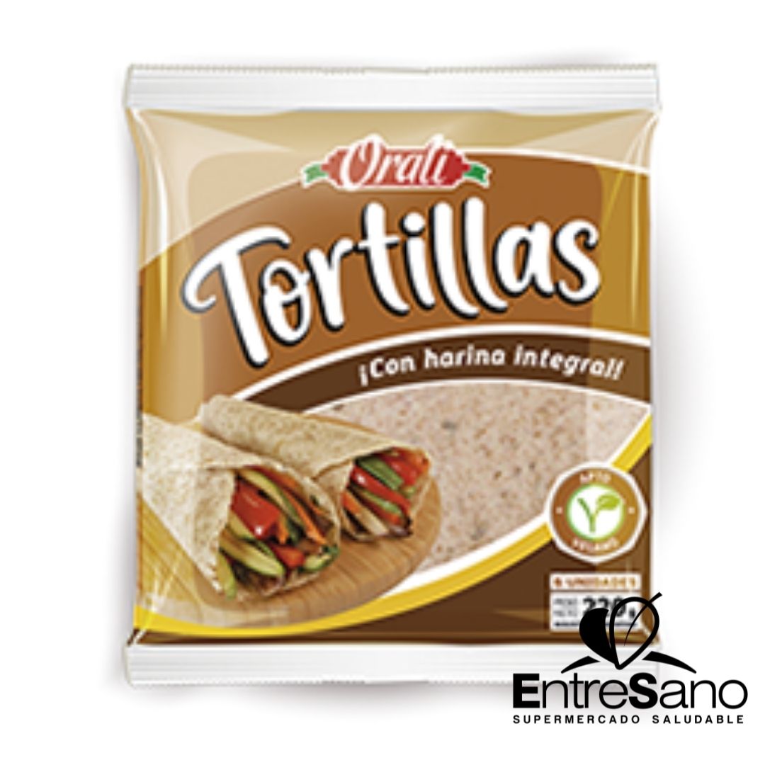 ORALI TORTILLA DE INTEGRAL 220 GRS