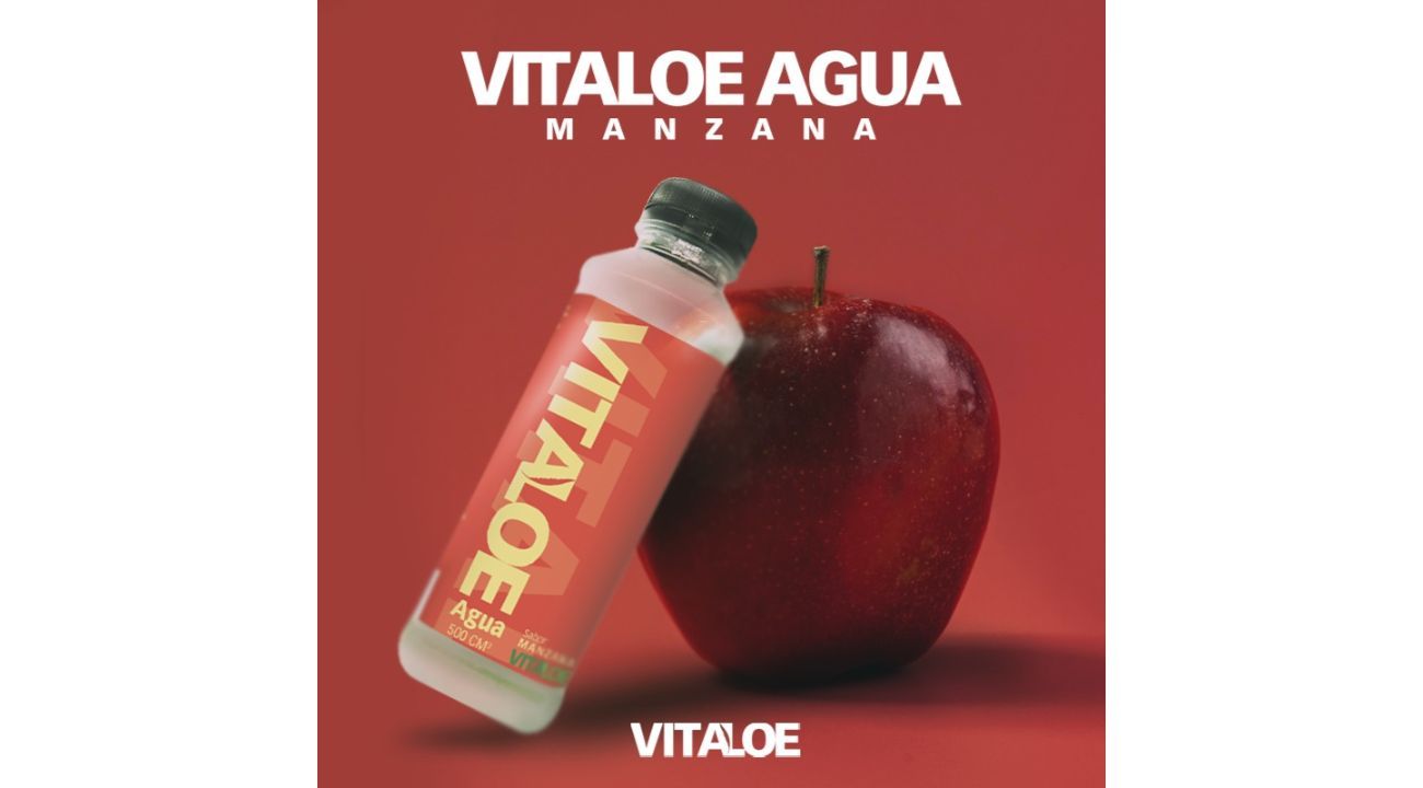 VITALOE AGUA DE ALOE SABOR MANZANA 500 ML