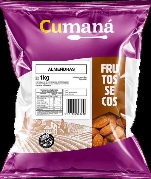 CUMANA ALMENDRAS 120 GRS
