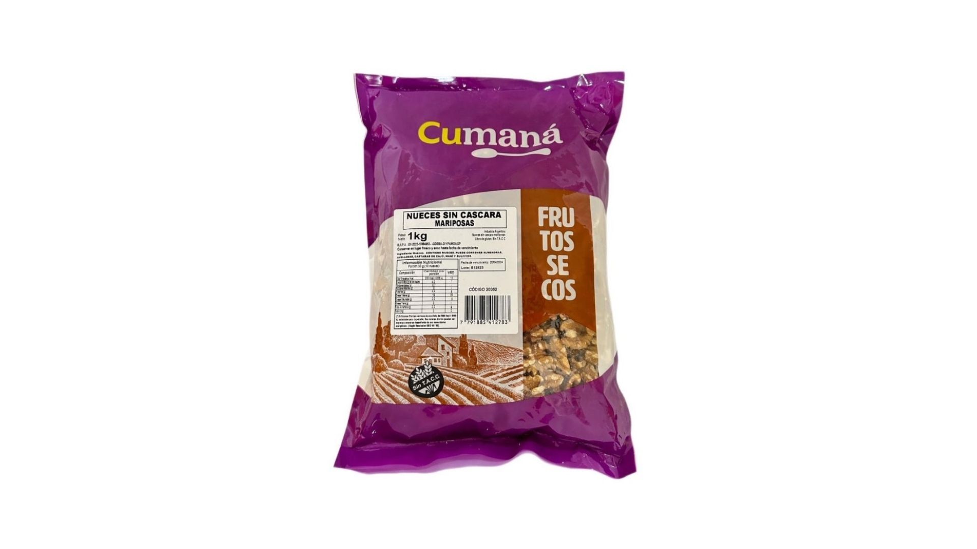 CUMANA NUEZ MARIPOSA EXTRA LIGHT 1 KG