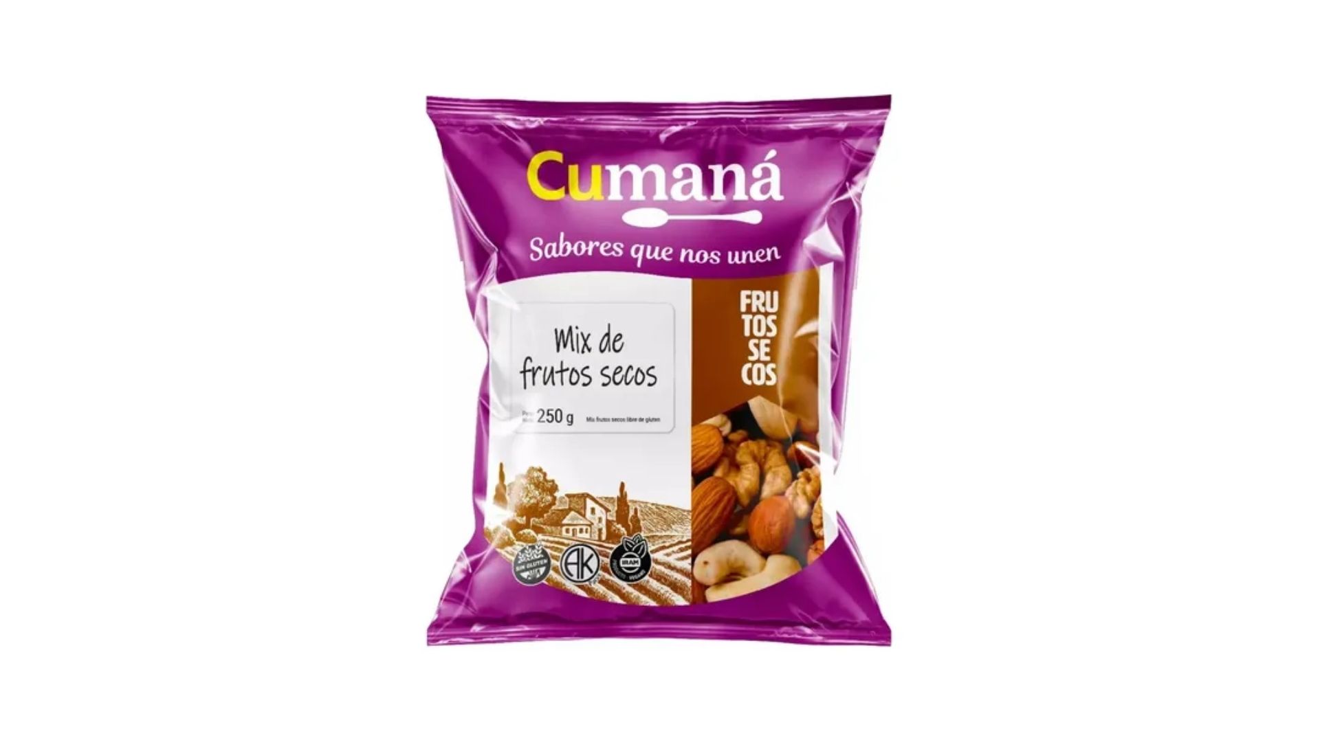CUMANA MIX DE FRUTAS SECAS 250 GRS